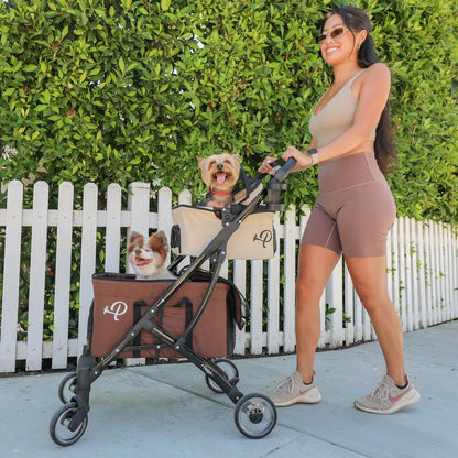 Deluxe Double Decker Pet Stroller – Ultimate Comfort & Convenience for Your Pets