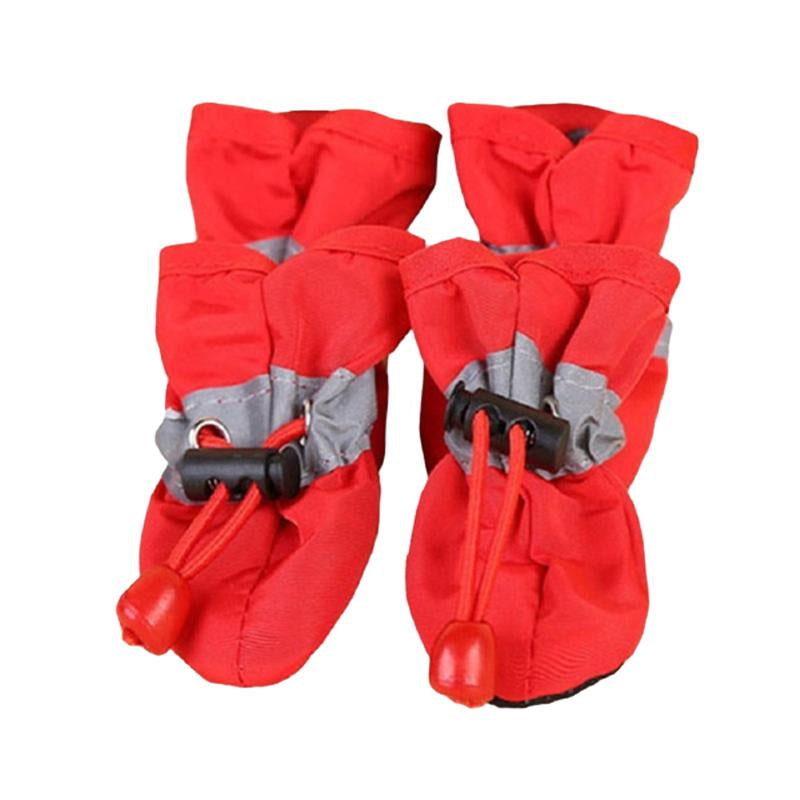 Waterproof Dog & Cat Boots – 4-Piece Set for Small Pets | Anti-Slip, All-Weather Protection for Rainy Days