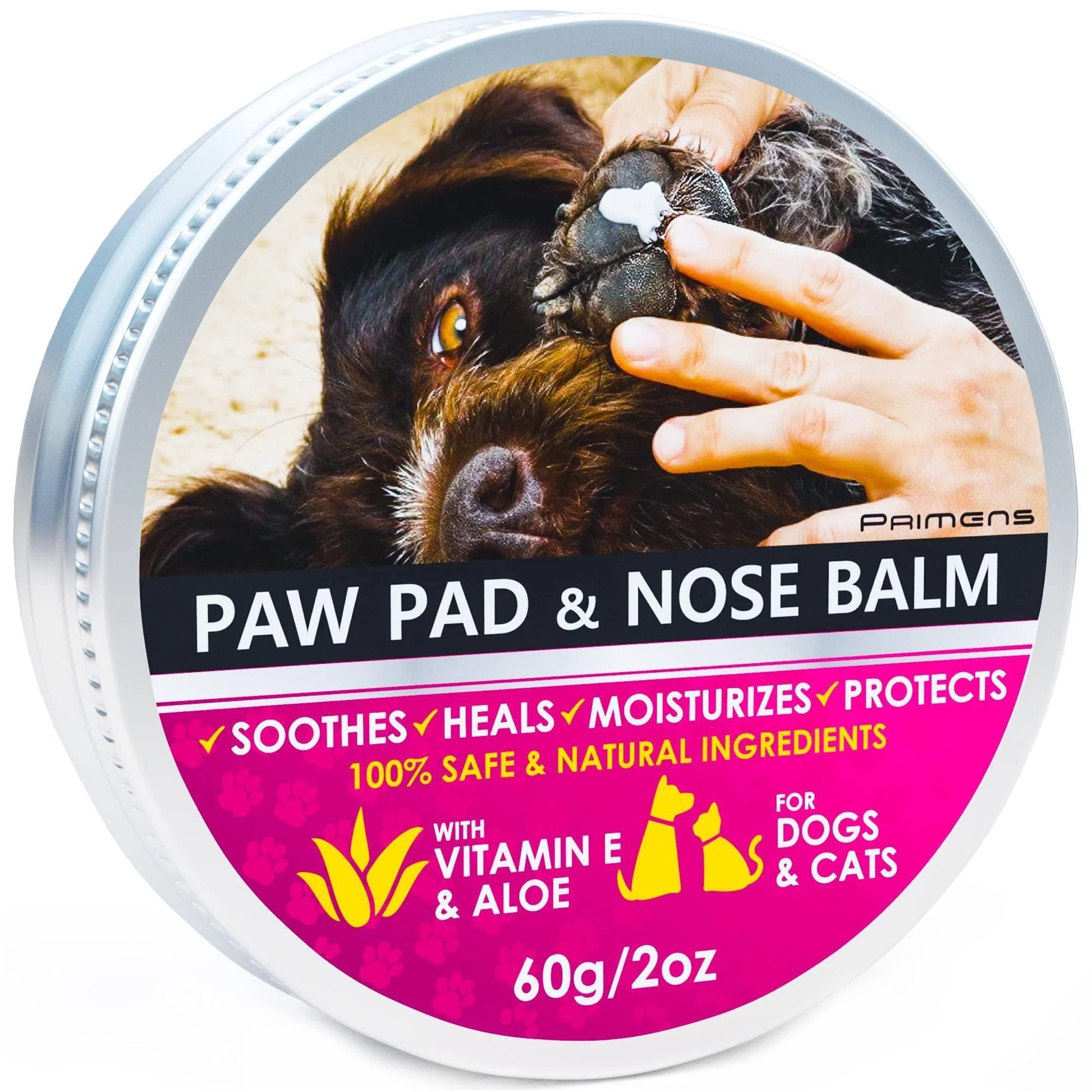 Protect Your Pup's Paws: Natural Dog Paw Balm for Hot Pavement – 2 Oz Wax