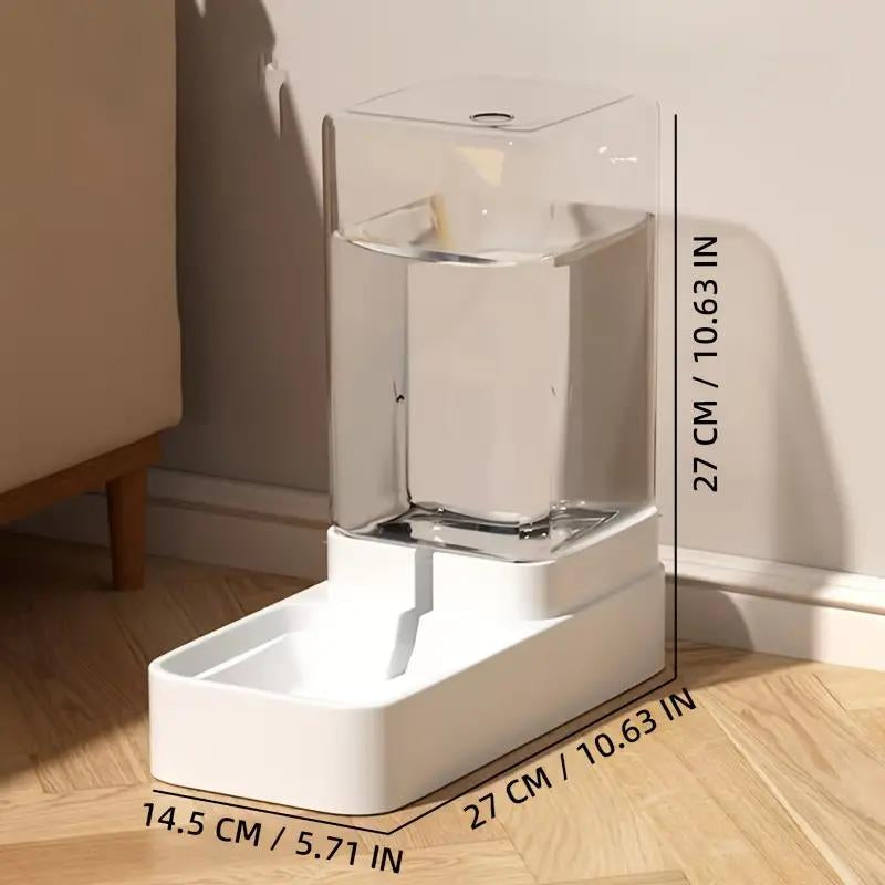 Automatic Pet Feeder & Water Dispenser Set – Large Capacity, Hassle-Free Mealtime for Pets!