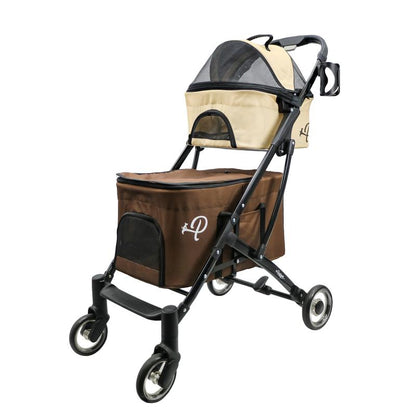 Deluxe Double Decker Pet Stroller – Ultimate Comfort & Convenience for Your Pets